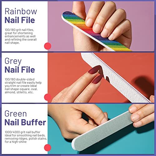 240 Pcs Short Square Press On Nails Artificial Acrylic False Nails w/ Nail Glue