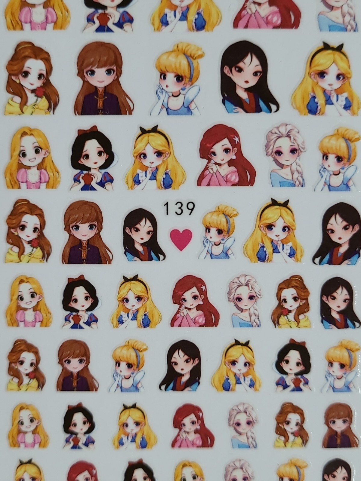 Disney Princess Nail Stickers