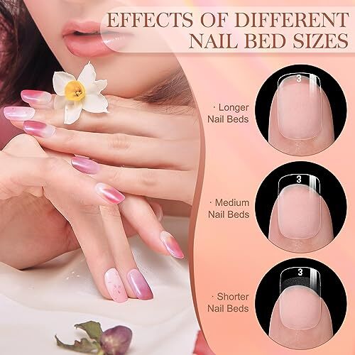 3 Styles Short Nail Tips Kit – 720PCS Gel X Nail Tips Half Matte Half Matte 03