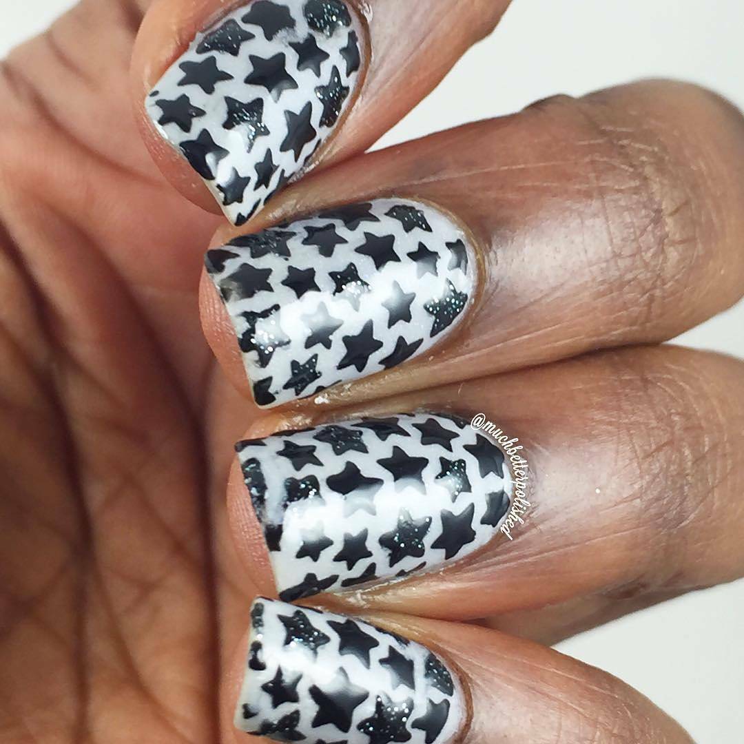 Stars Stencils for Nails, Galaxy Nail Stickers, Nail Art, Nail Vinyls