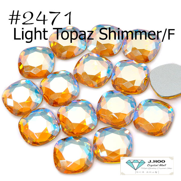 Swarovski 2471 Cushion Flat Back 10mm(4pcs)
