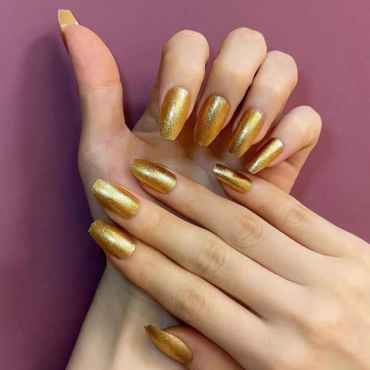 GZMAYUEN Gold Silver Chrome Nail Powder, Mirror Metallic Gel and