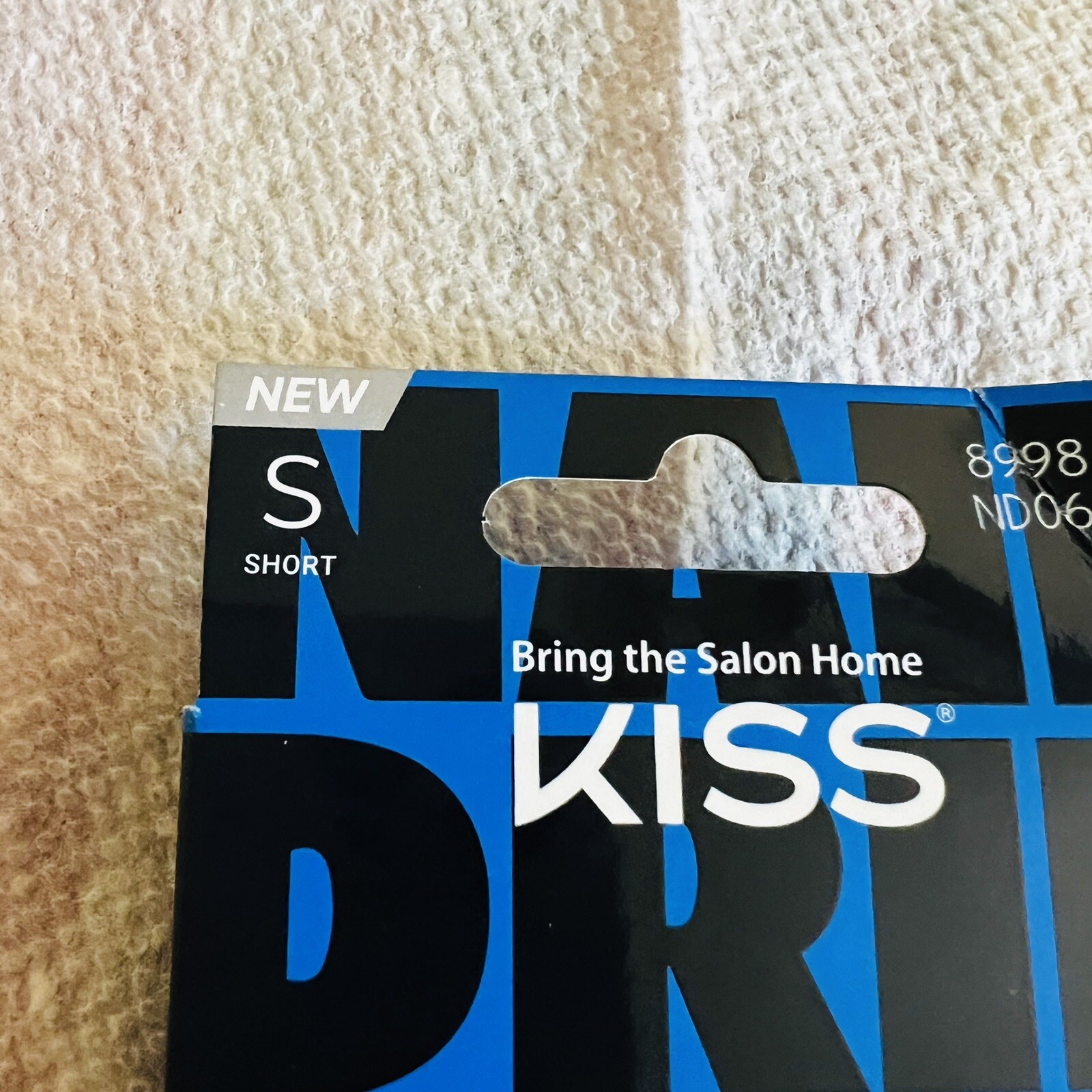 Kiss Nails Gel Fantasy Glue Manicure Short 30 Count 89981 ND06 Vegan Soy Ink New