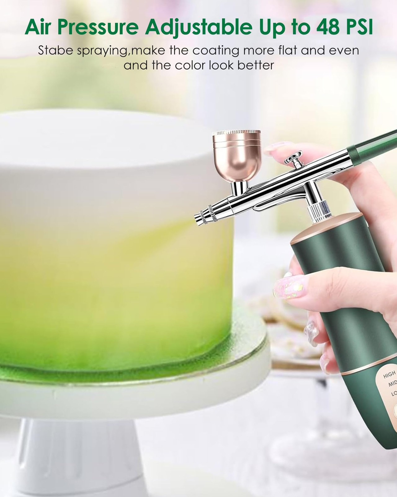 Portable Cordless Airbrush Kit for Nail Art Makeup