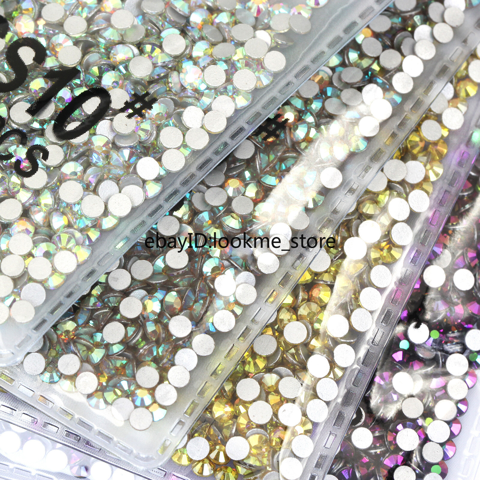 1440p 2.8mm (ss10) Crystal Glass Rhinestones Flatback Gems Nail Art Crafts Decor