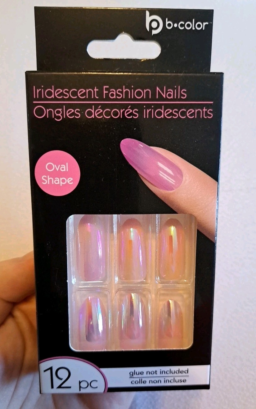 b•color Iridescent Fashion Press-On Nails