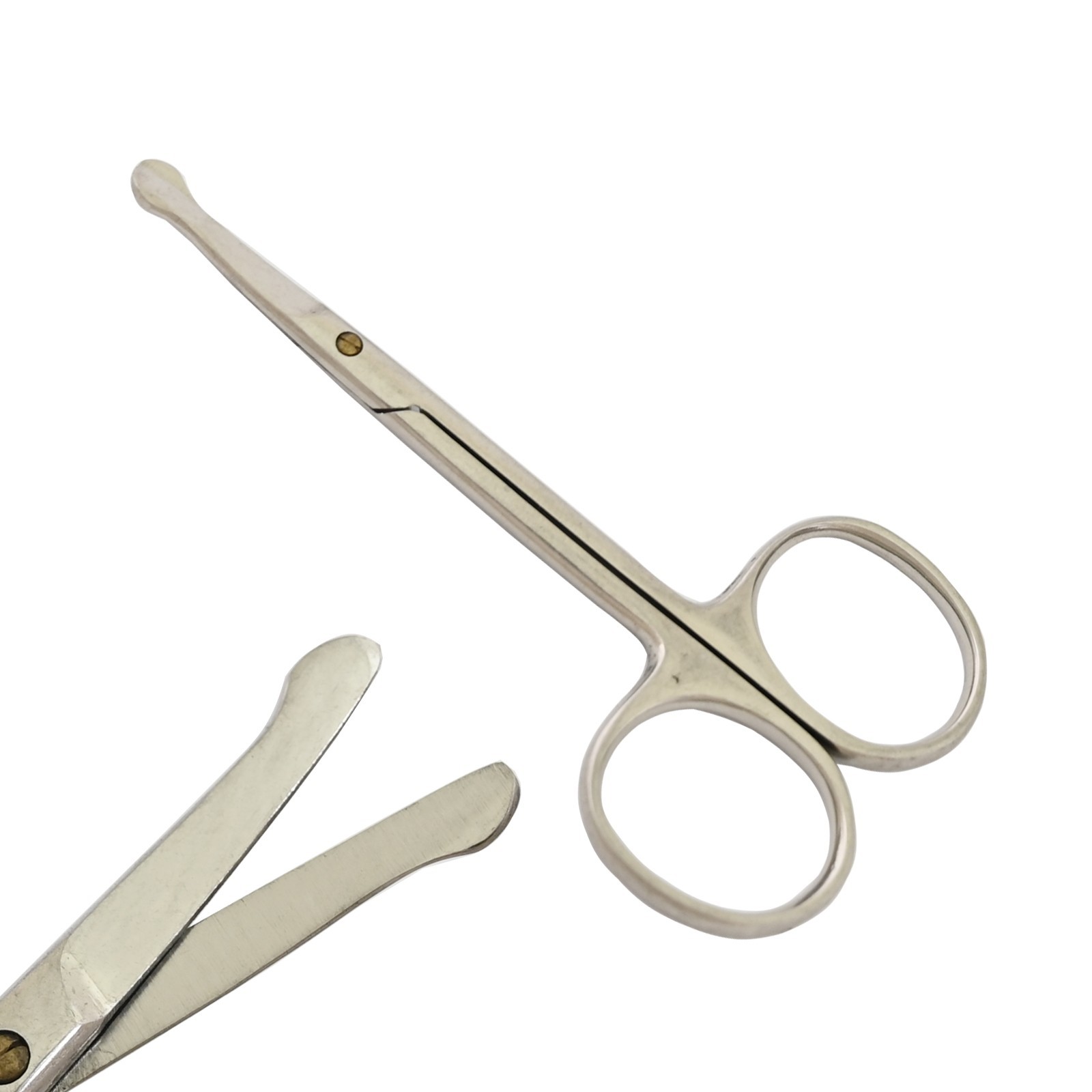 Nose Hair Scissors 3.25” Cvd Round Safety Scissors for Men & Women BTS-829