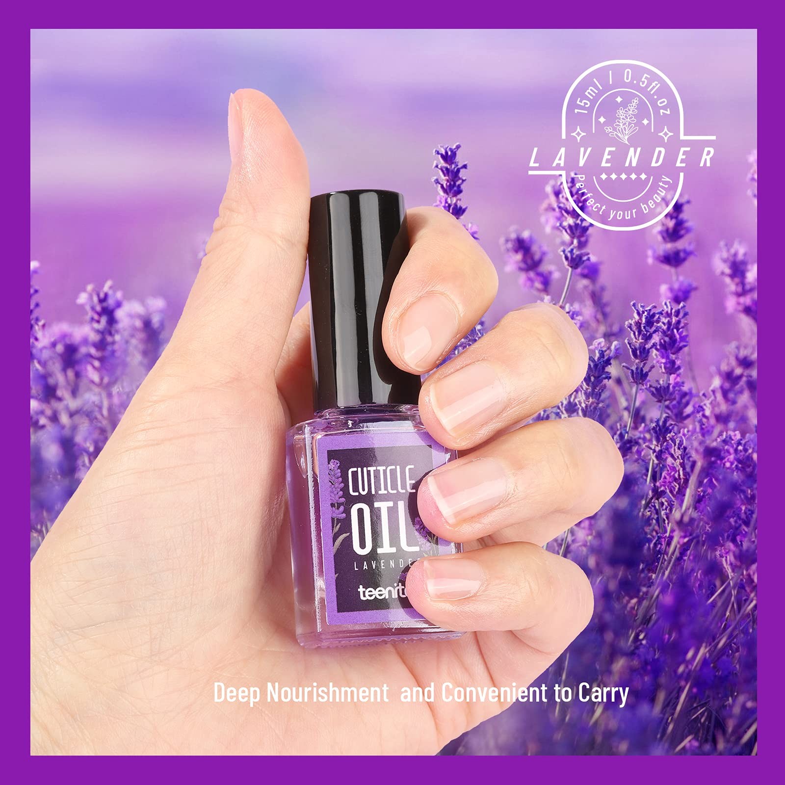 Teenitor Nail Gel Polish Dipping Powder Remover Tools 519 Piece Set, Purple
