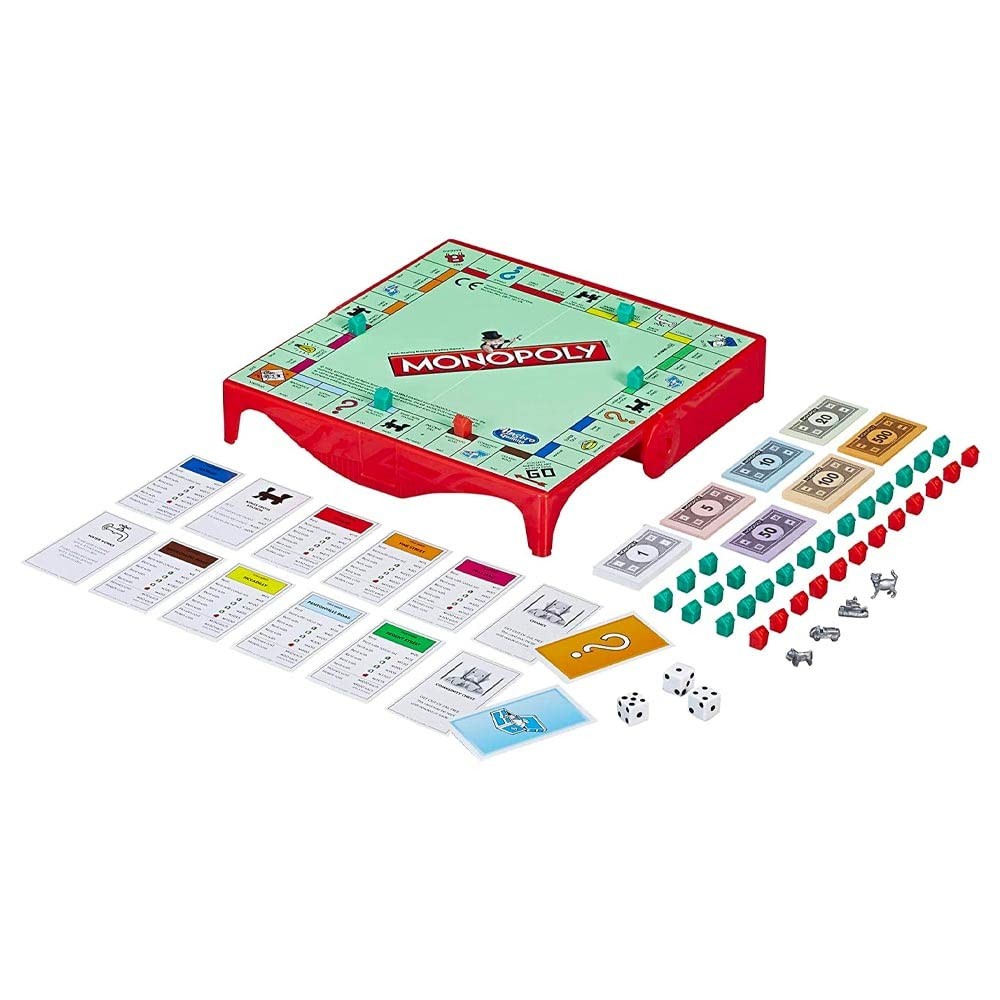 Monopoly Hasbro Gaming Grab & Go Game One Size, Multicoloured