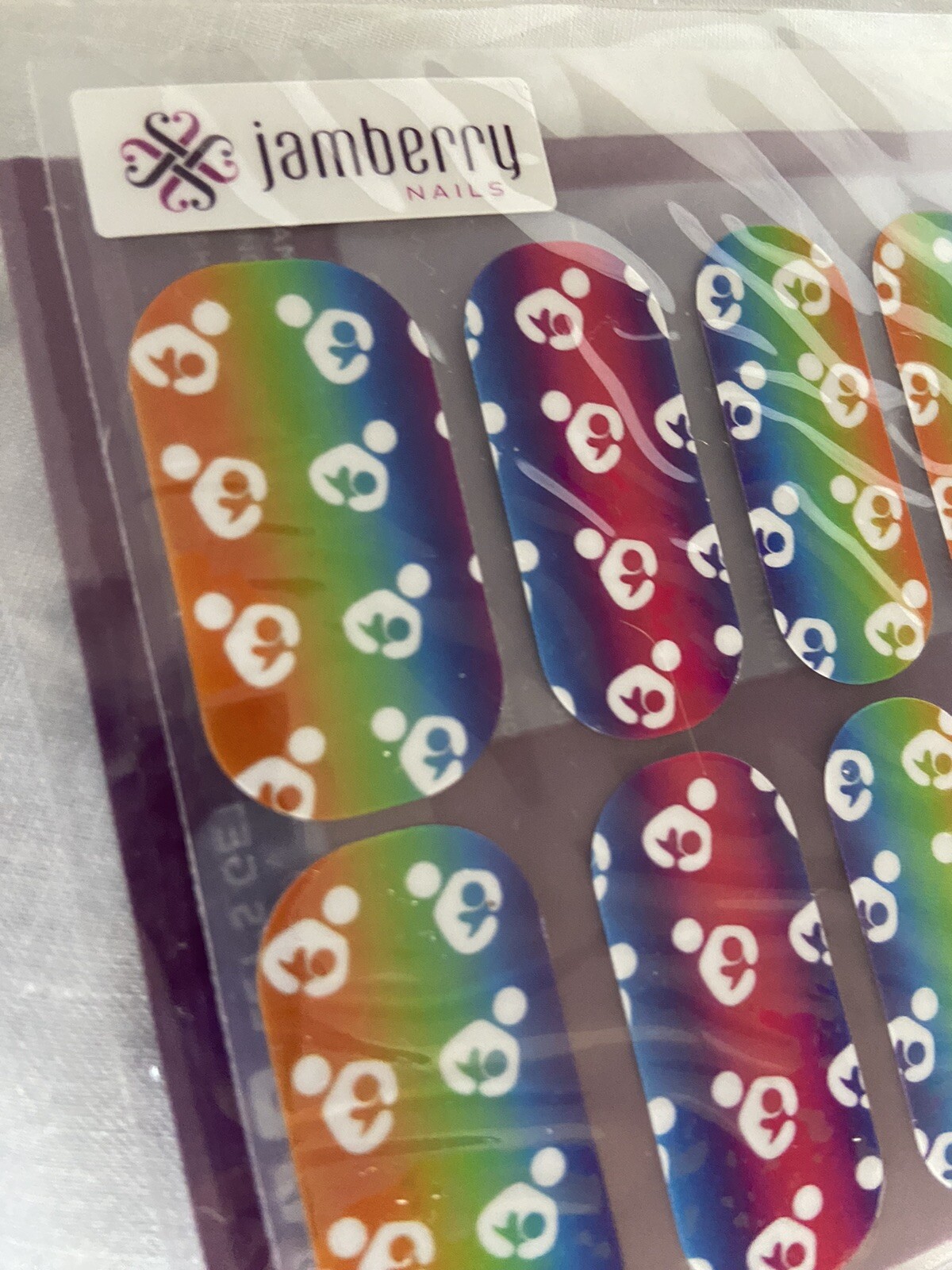 Jamberry Rainbow Breastfeeding symbols full sheets Nail Wraps custom printed