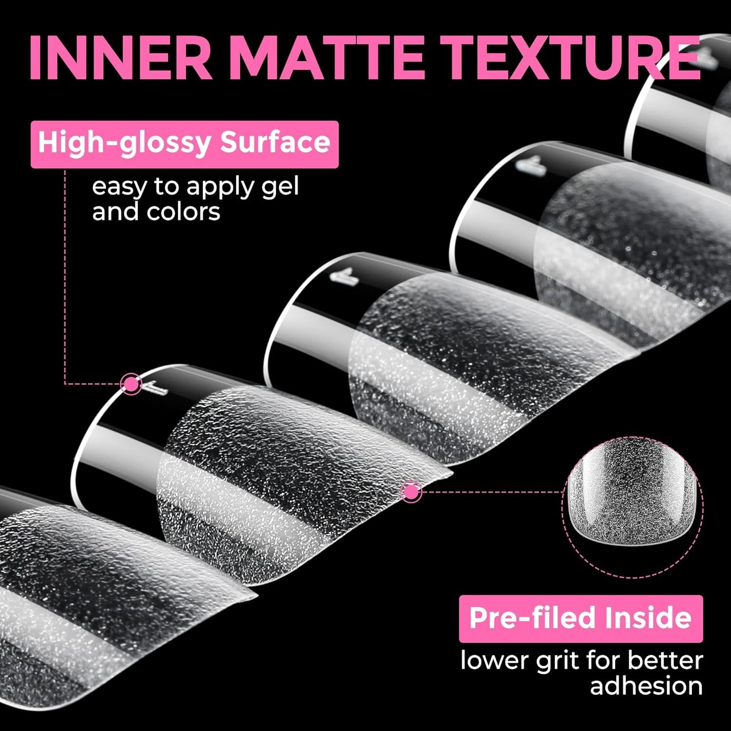Extra Short Square Nail Tips XS 216pcs Pre-shape Extra Short Square Press on …