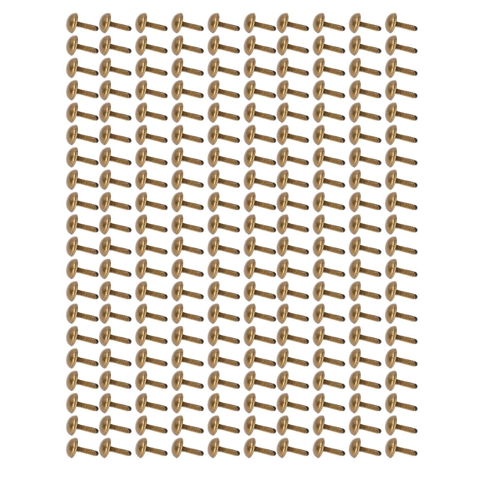 200Pcs Upholstery Tacks Bronze 0.3in Metal Plating Glossy Easy Installation