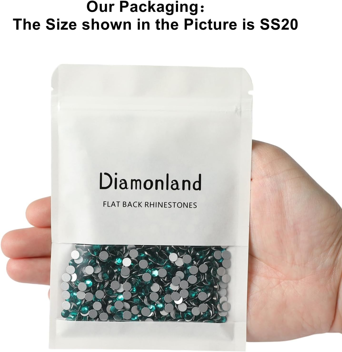 Flatback Glass Crystal Rhinestones Rounds Gems for Bedazzling Nails Art Crafts D