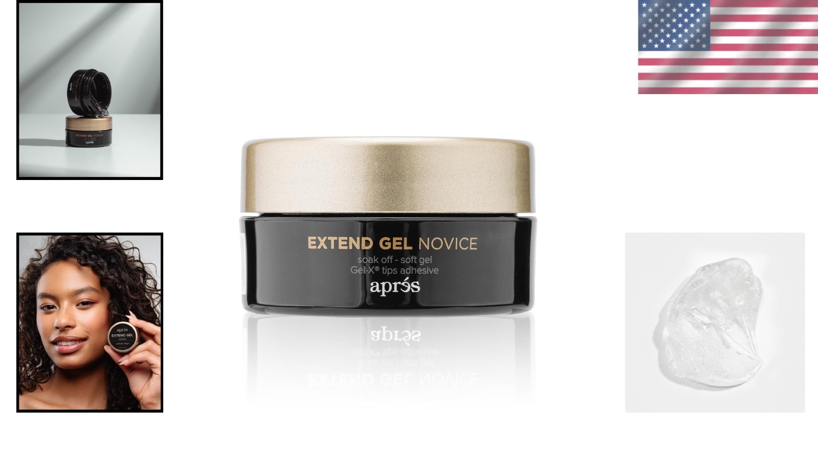 15ml Apres Extend Gel Novice – Soak-Off Nail Adhesive for Beginner-Friendly Use