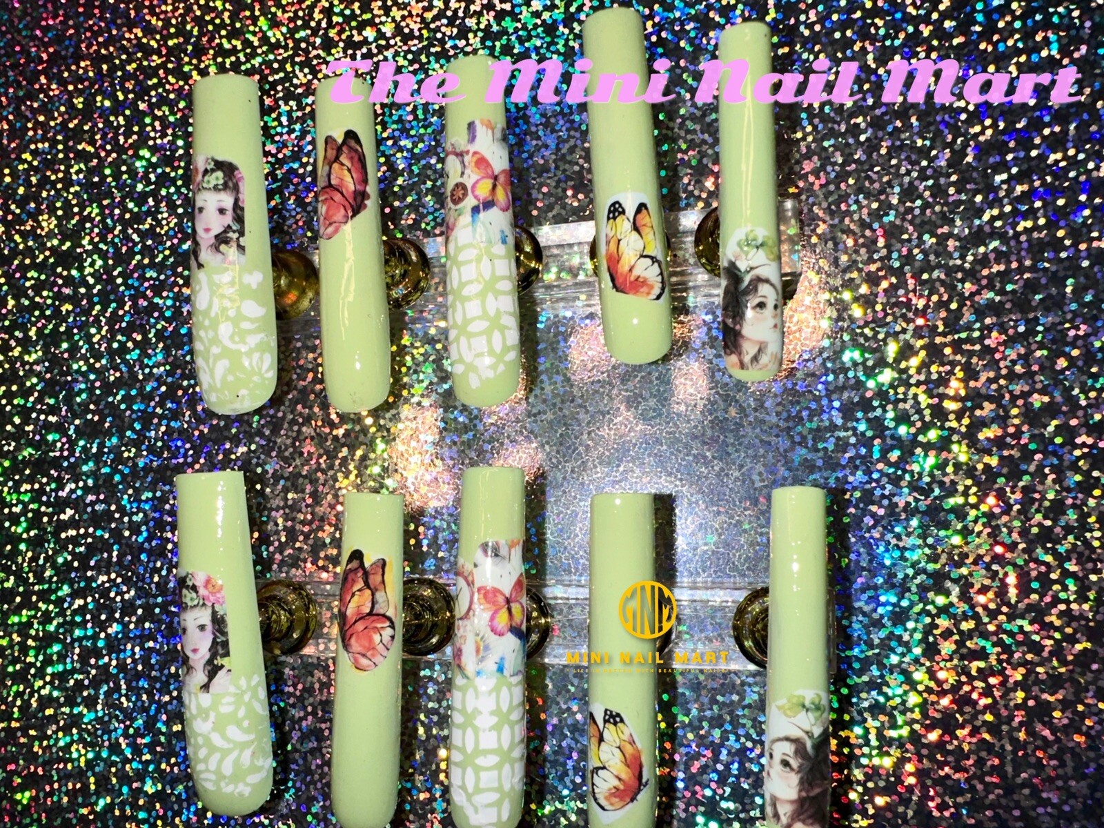 Handmade Custom Press on Nails 3XL Squared