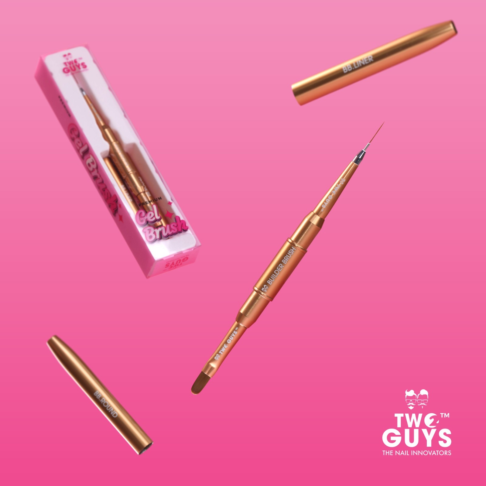 BUILDER BRUSH (Gold / Pink)