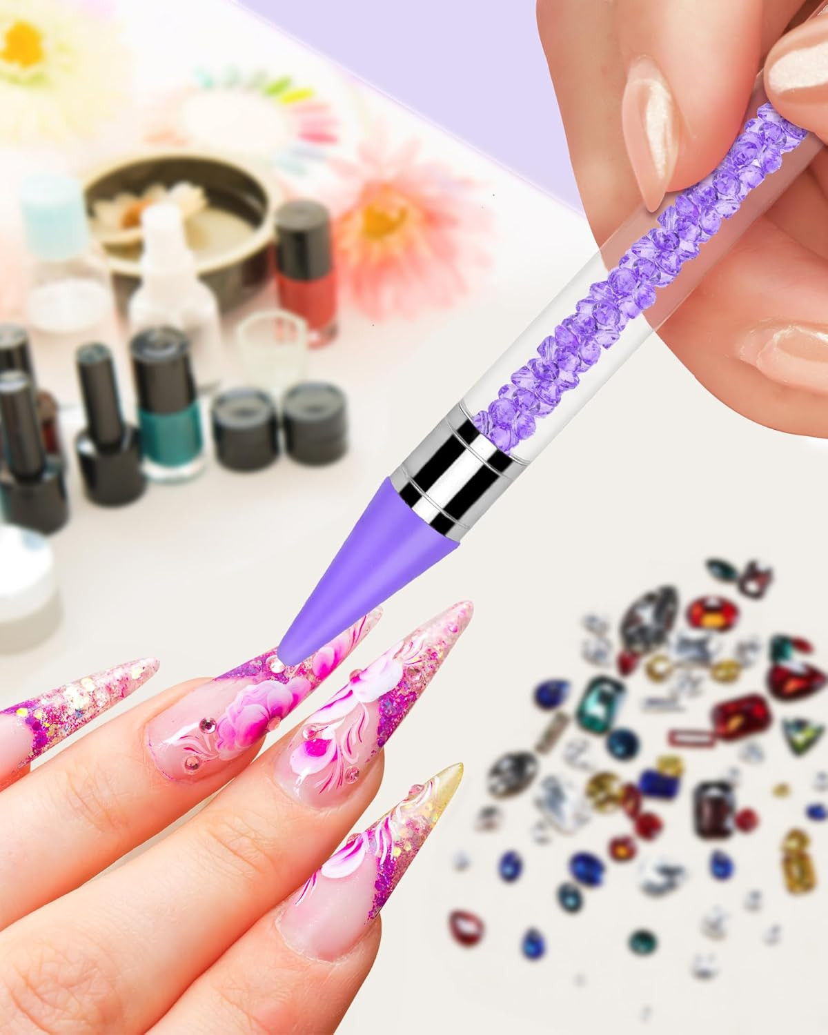 Rhinestone Picker Tool Set,Rhinestone Applicator Tool,Rhinestone Picker Dotting