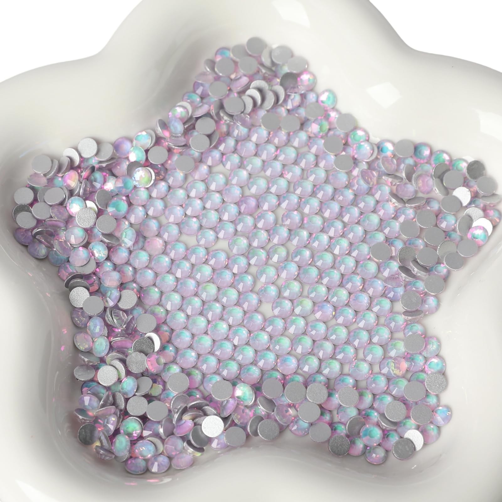 Diamonland Flatback Glass Crystal Rhinestones Rounds Gems for Bedazzling Nail…