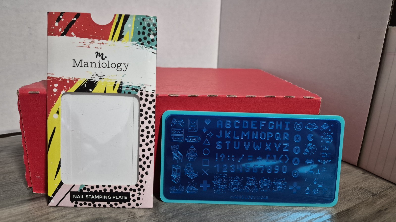Maniology Game Over 049 Nail Stamping Plate NIB