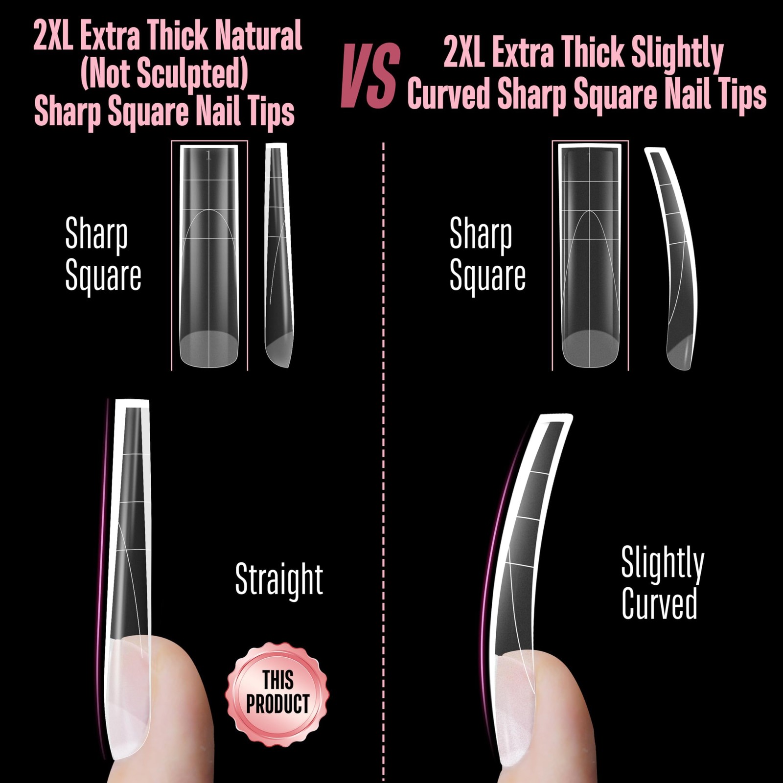 NOVO OVO XXL Sharp Square Natural 2X-Large, Extra Thick