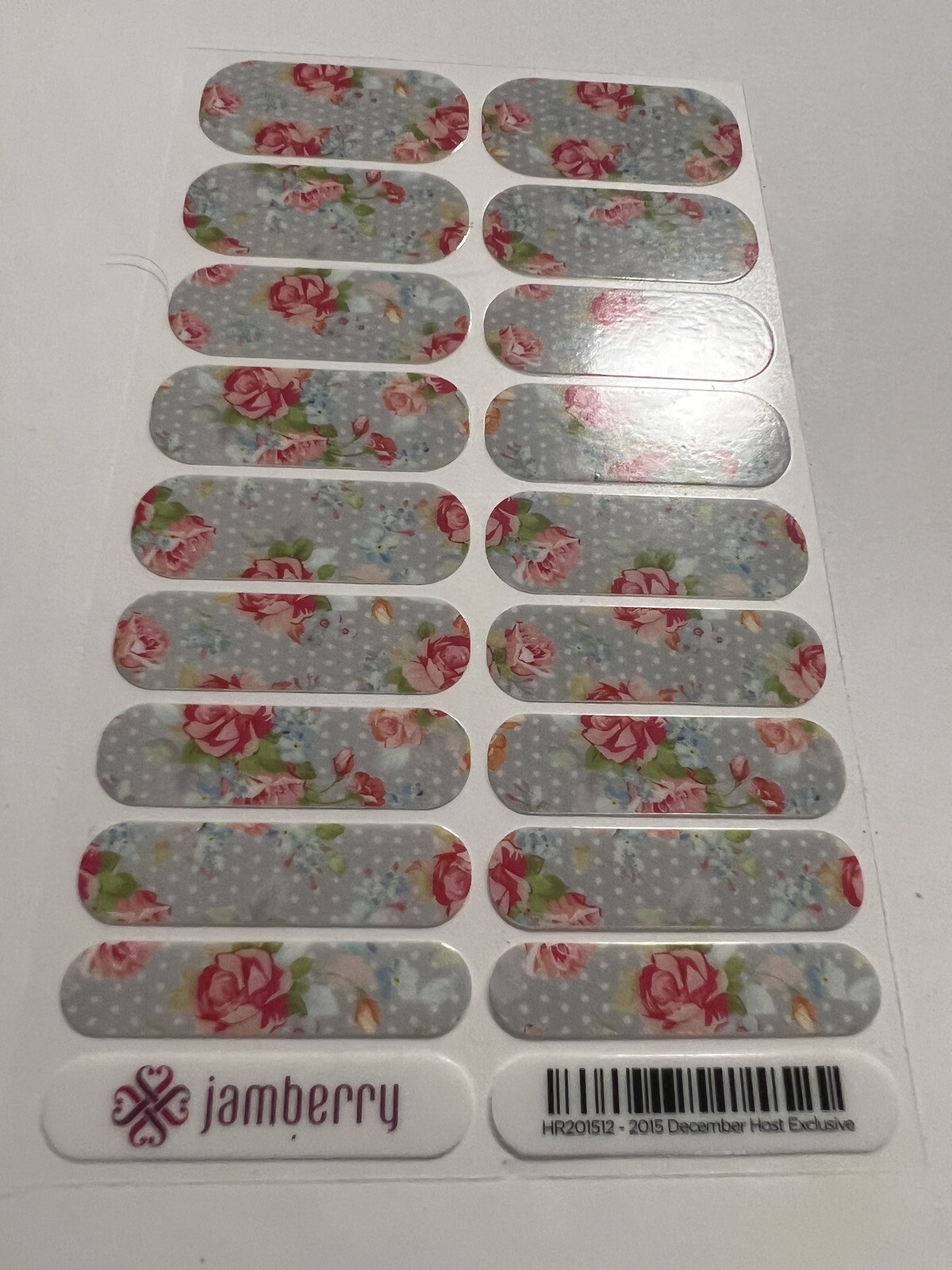 Jamberry Full Sheet – Florals Dec 2016 Host exclusive