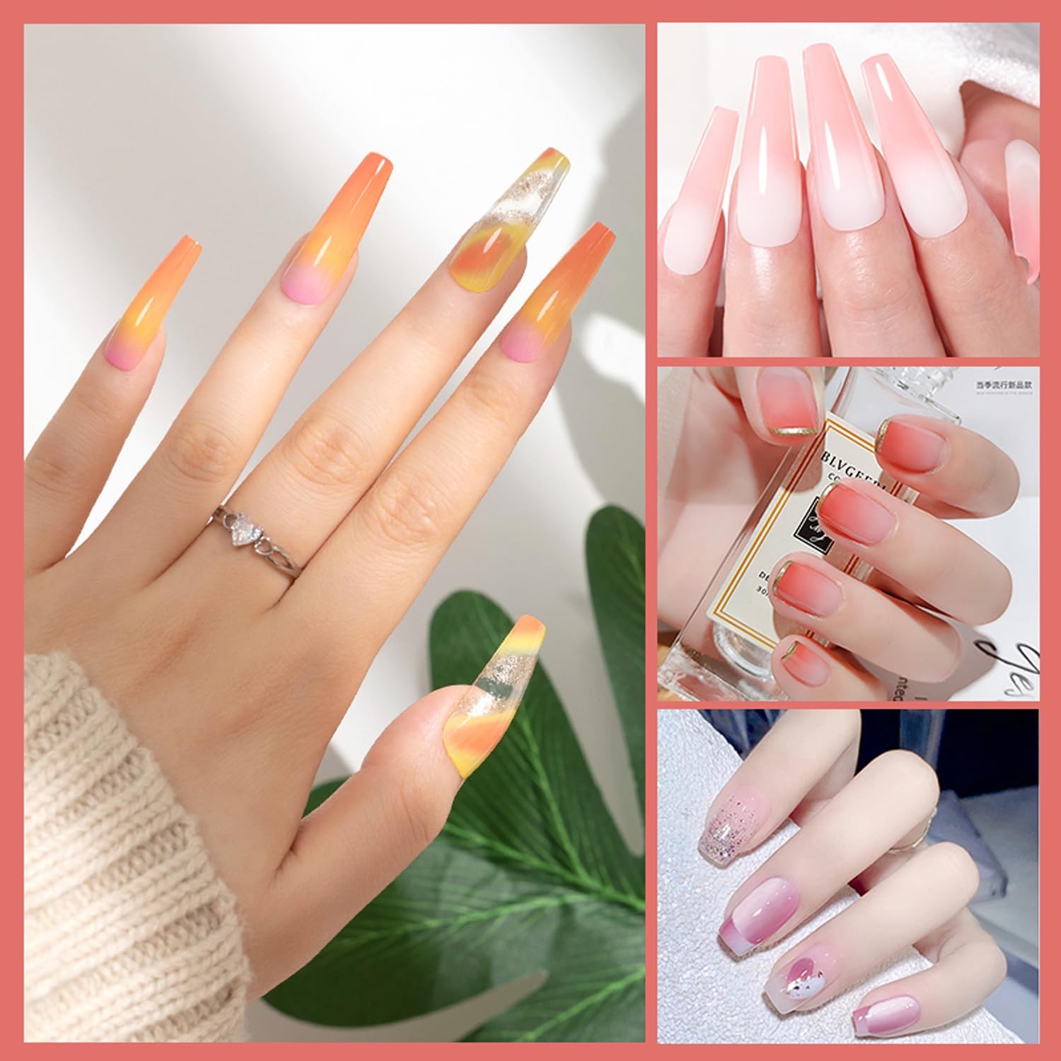 16 Color Nail Pigment Powder Set Create Stunning Ombre Nail Art with Glittery…