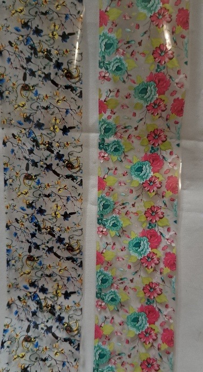 Foil Nails Art Decoration Transfer Floral Boho Acrylic Gel Box FLORA