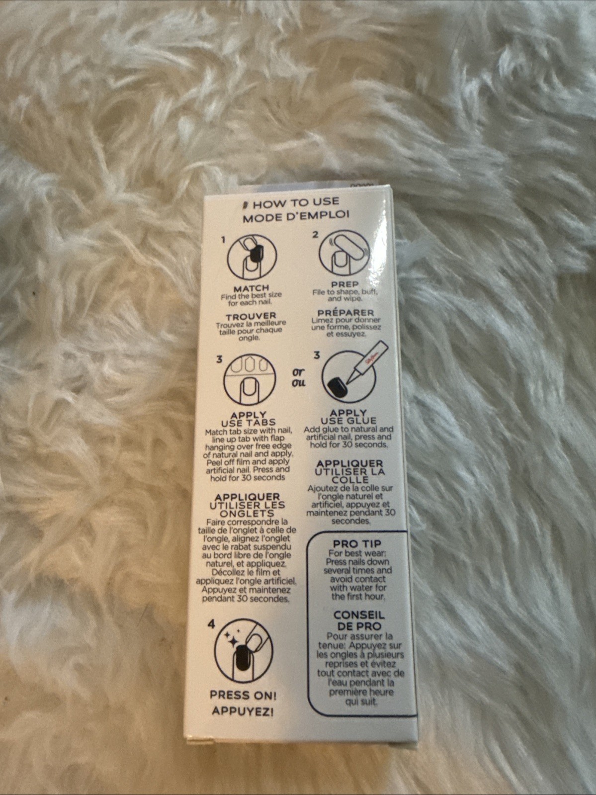 Sally Hansen Salon Effects Perfect Manicure Press On Nails Onyx-pected
