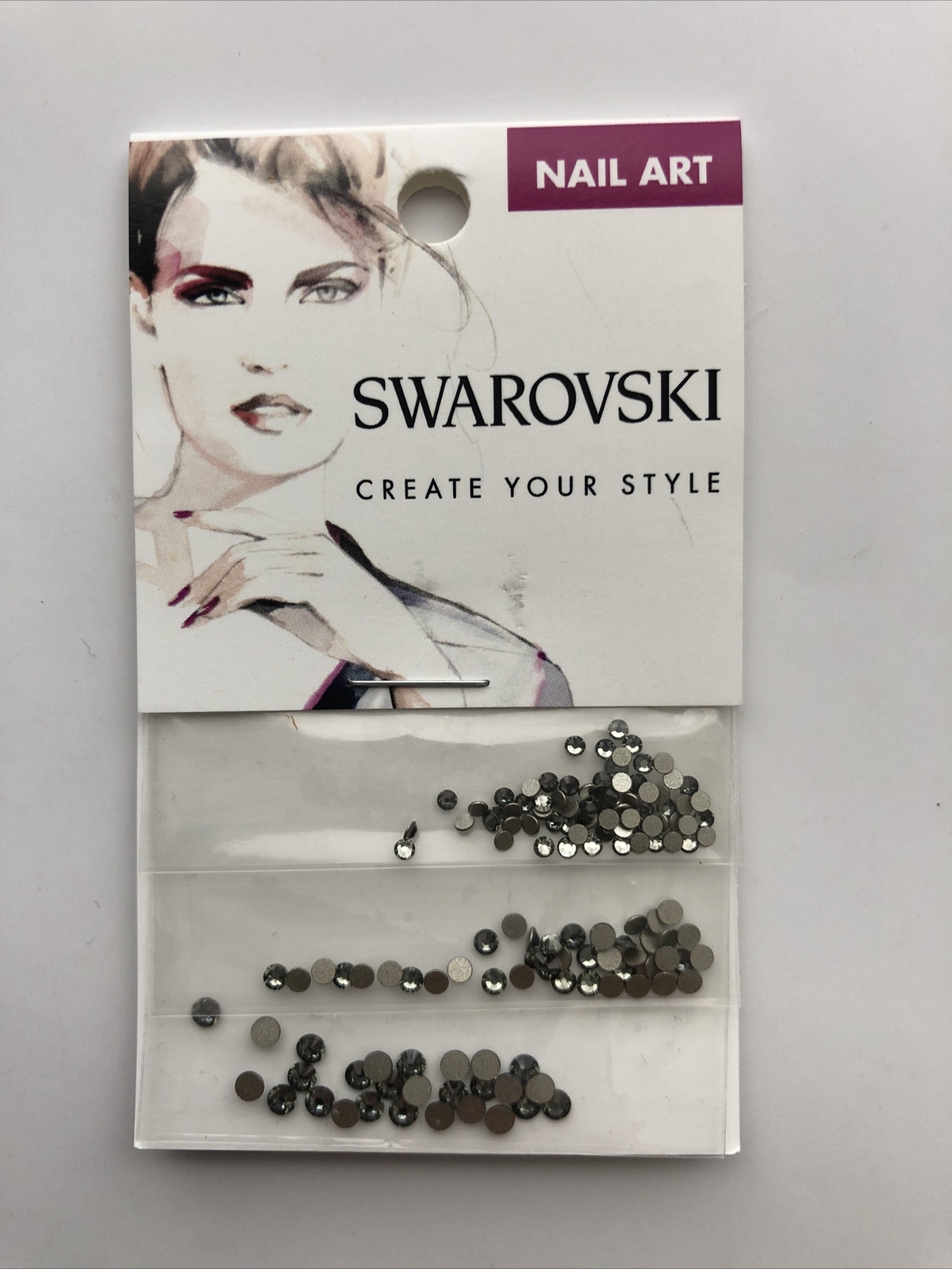 Swarovski crystals for nails Black Diamond.
