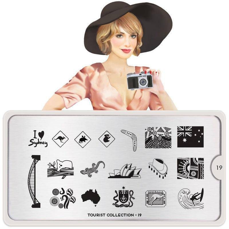 MoYou London Tourist Collection 19 Nail Stamp Plate Bridge Sydney Australia