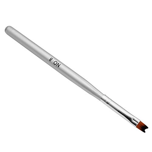 French Tips Acrylic Artificial Gel Nail Art Brush No 8 Manicure Pedicure UK POST