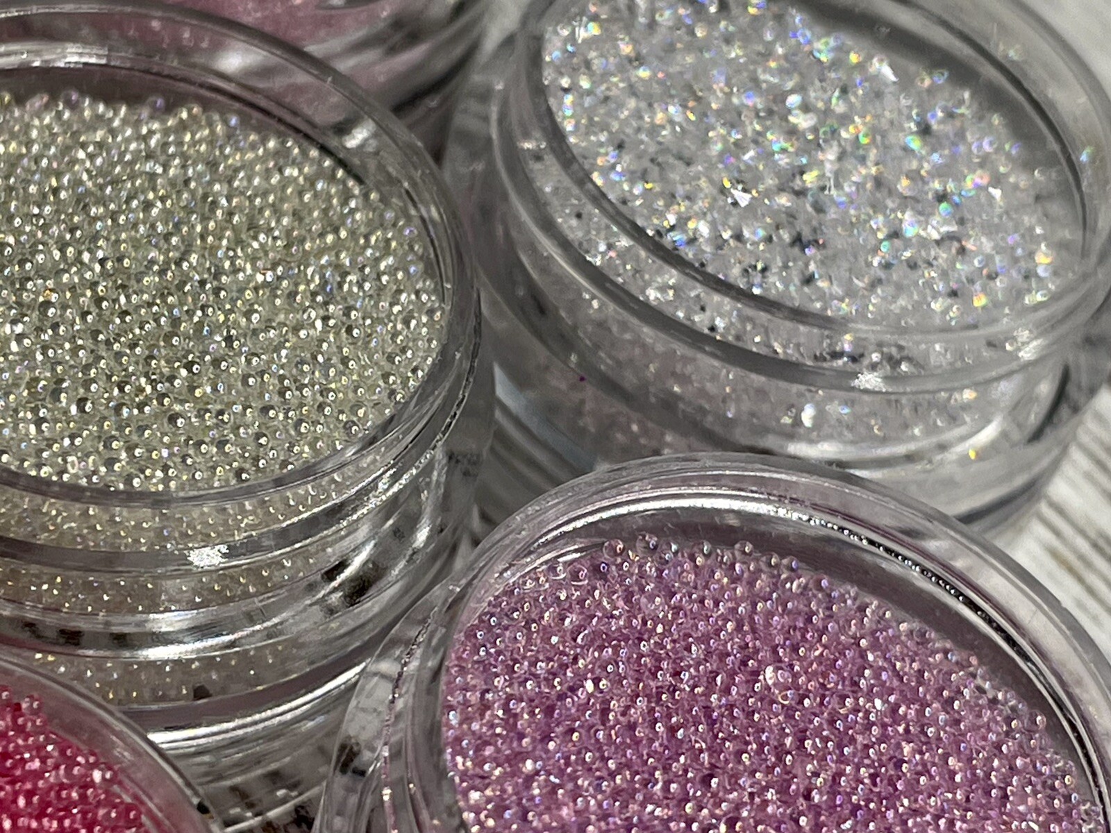 PinkCaviar Beads Mini Nail Crystal Glass Rhinestones 3D Nail Art Micro Beads DIY