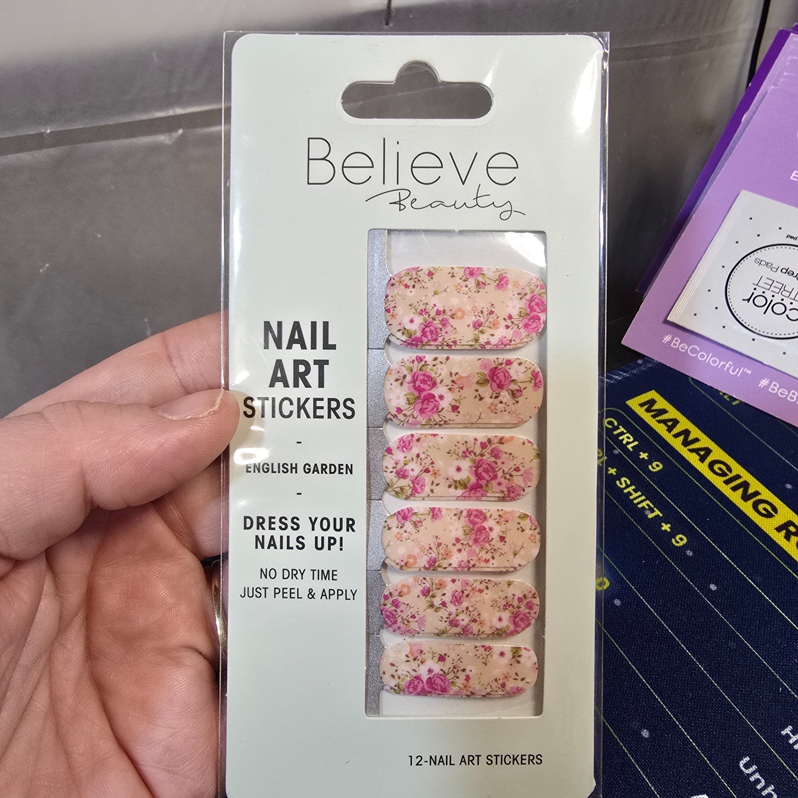 Believe Beauty Nail Art Stickers 12ct Packs New Sealed You Choose Style