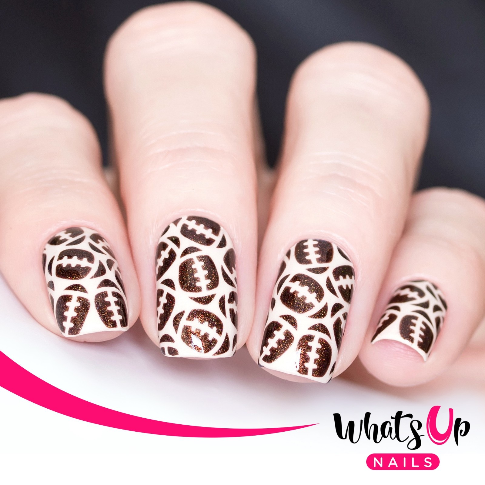 American Football Stencils for Nails, Nail Stickers, Nail Art, Nail Vinyls