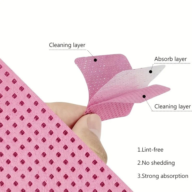 50Pcs Lint Free Nail Wipes