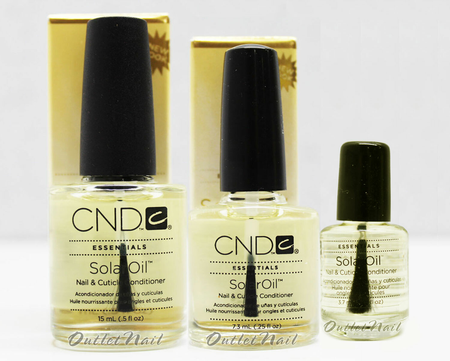 CND SOLAROIL Nail & Cuticle Conditioner 0.25oz or 0.5oz / Mini Solar Oil 0.125oz