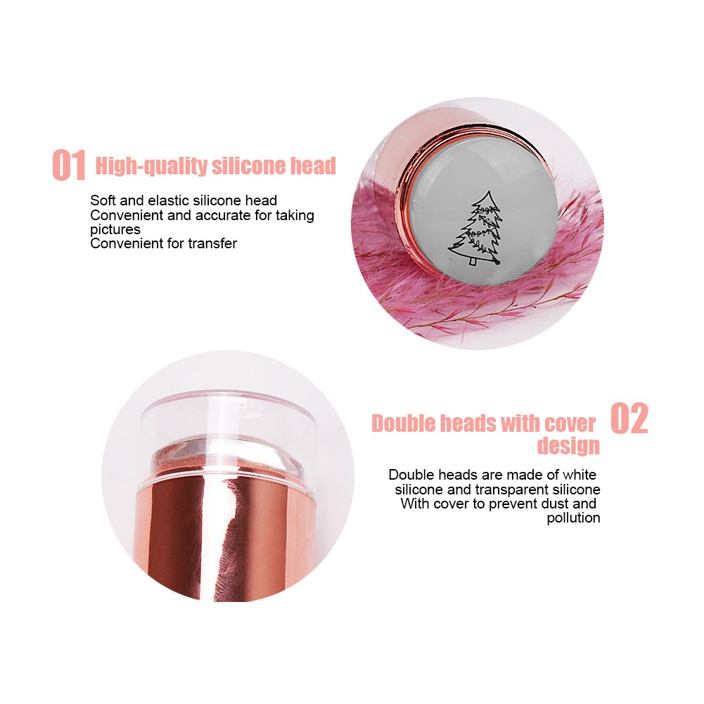Nail Art Stampers Professional Silicone Double-End For Women