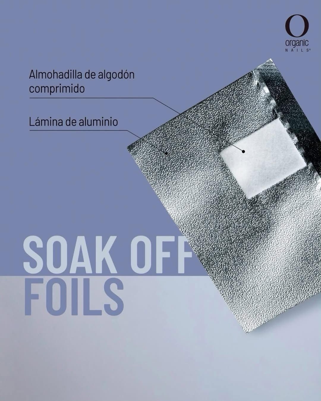 Soak Off Foils Removal Wraps with Cotton Pad 50pc