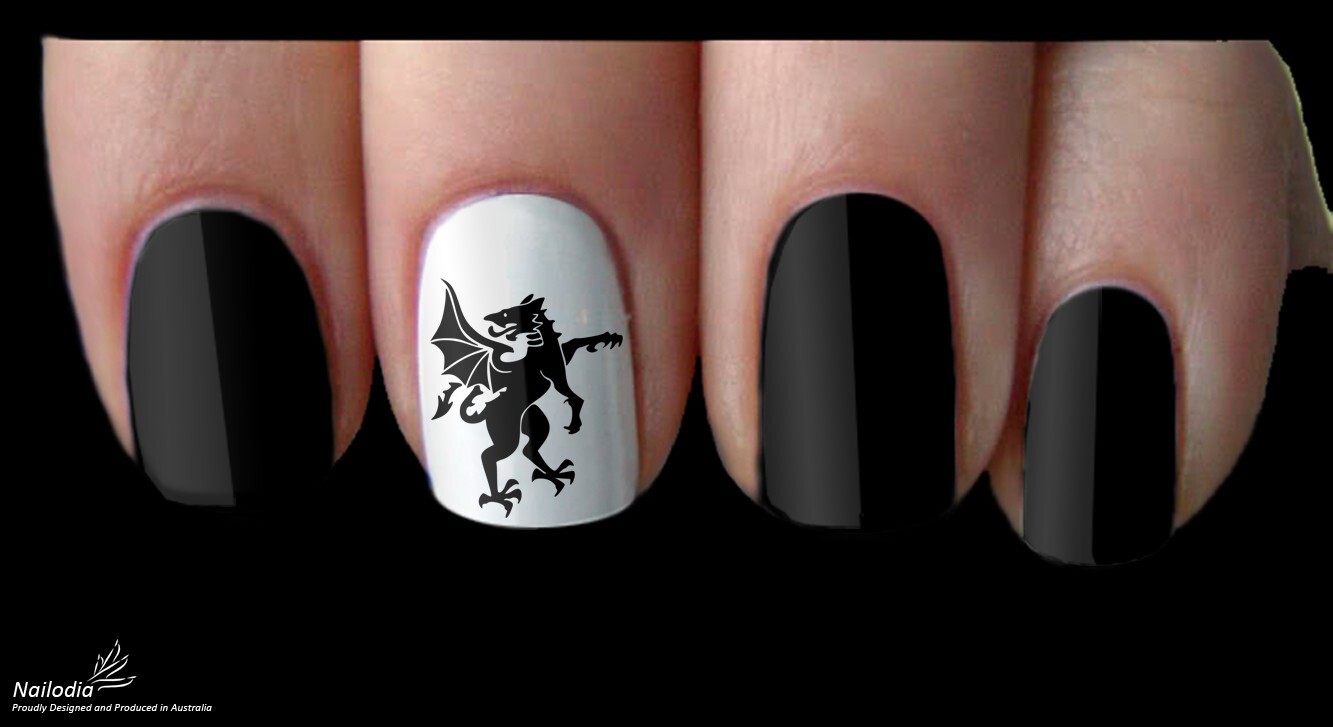 Celtic & Heraldic Animals Horse Nail Art Decal Sticker