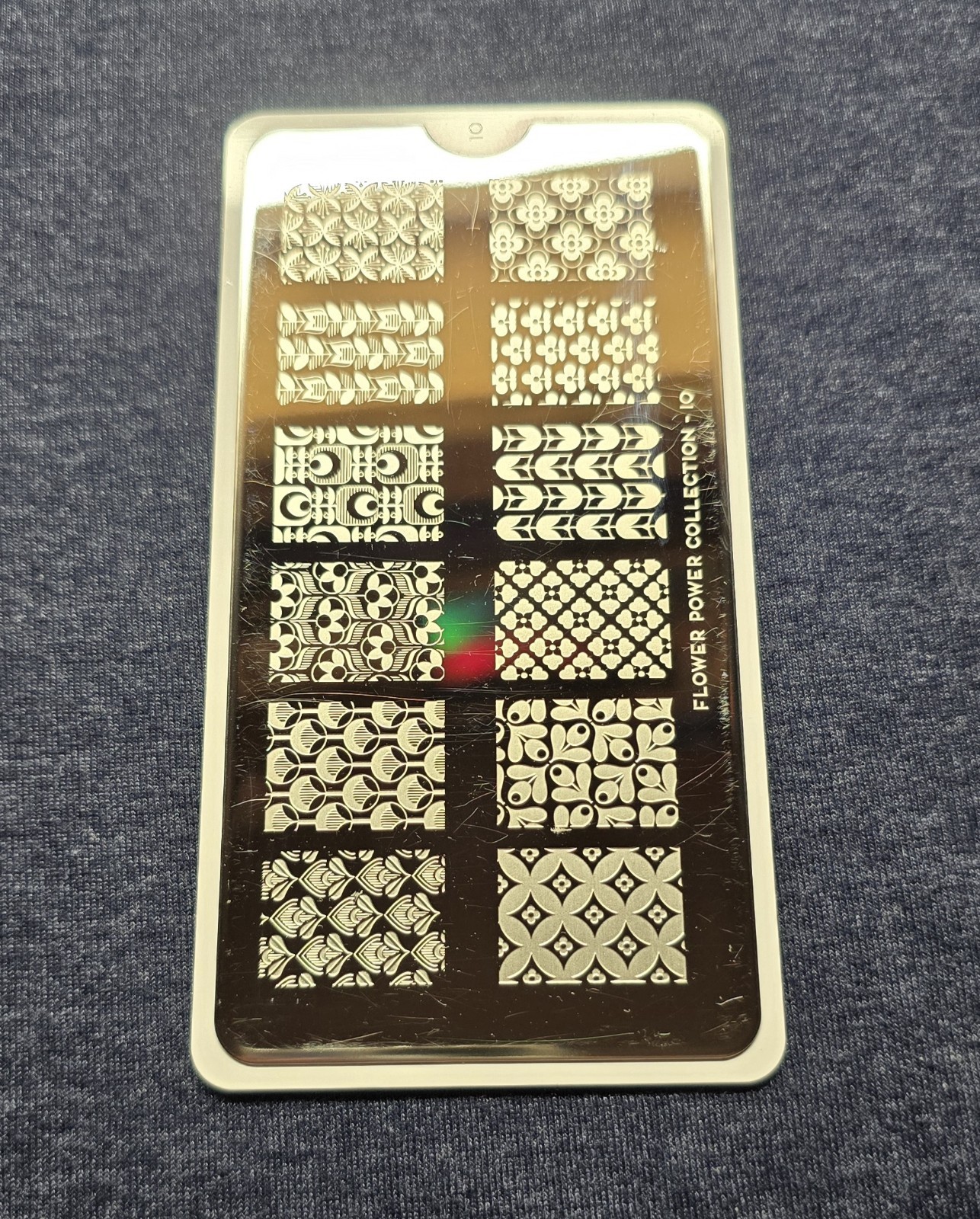 MoYou London Flower Power 10 Nail Stamp Plate Floral Leaf Vine Garden Rainforest