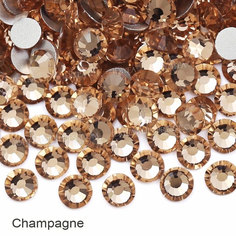 Flat Back Non Hot Fix Rhinestone Crystal Strass – DIY Nail Art Garment Decor NEW