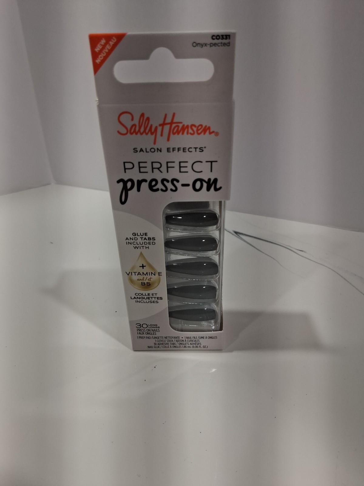 Sally Hansen Perfect Press-On Nails, C0331 Onyx-pected HB1