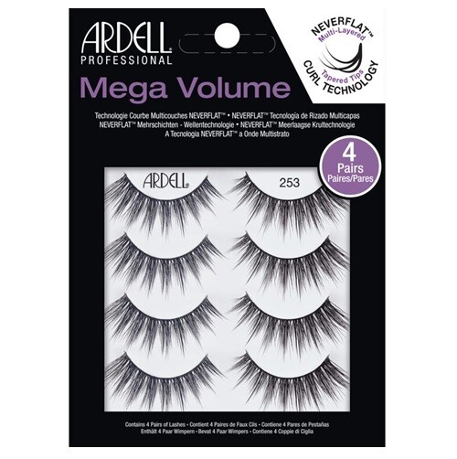 Ardell Strip Lashes – Mega Volume 253 Multipack – 4 Pairs – 41912