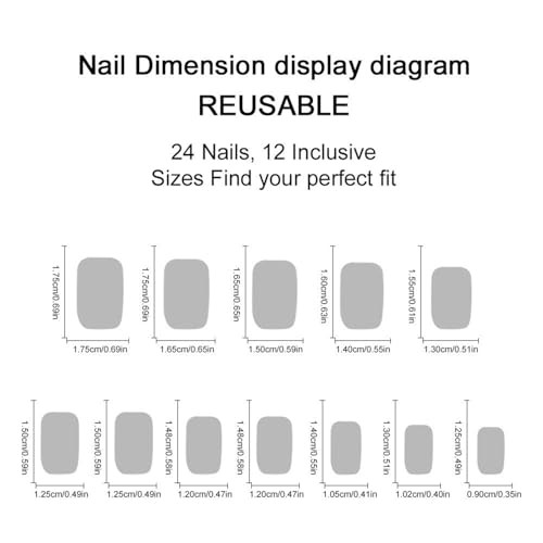 Glitter French Tip Press On Nails Short Square Fake Nails summer square nails-6