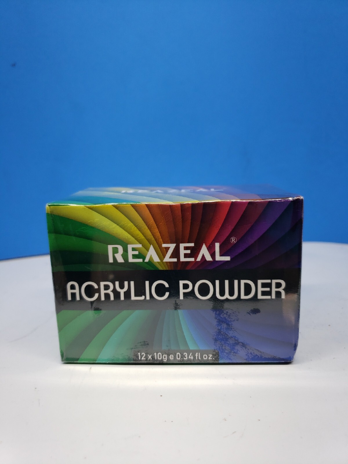 Reazeal Acrylic Powder 12 x 10g 0.34 fl oz Professional Nail System NonYellowing