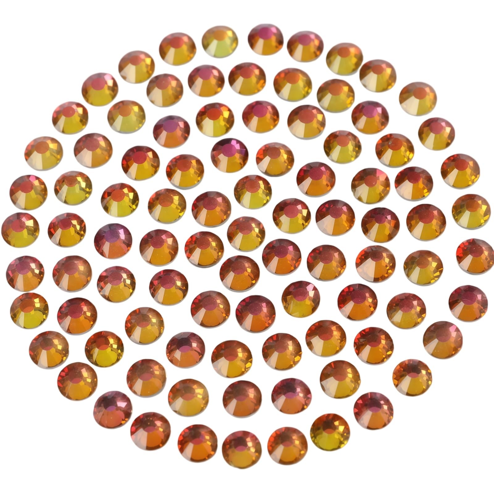 Diamonland Flatback Glass Crystal Rhinestones Rounds Gems for Bedazzling Nail…