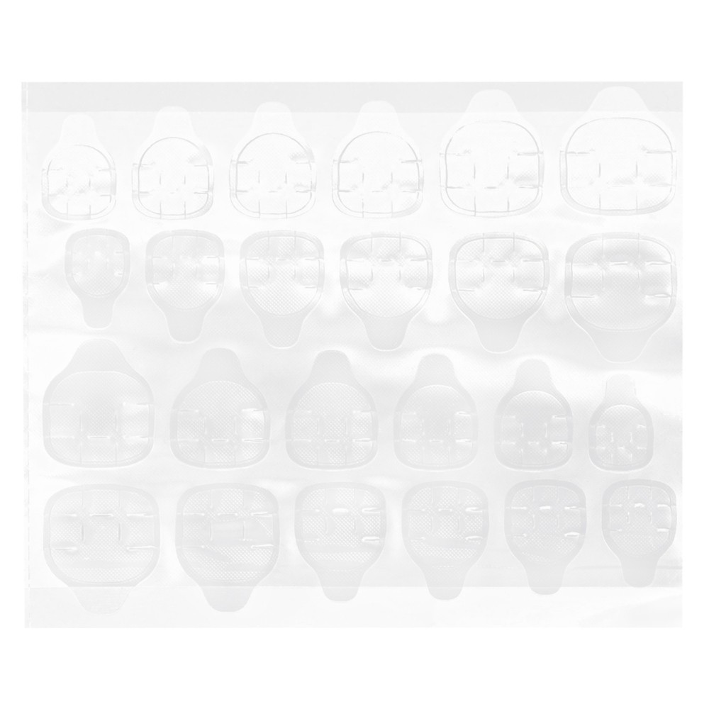 20 Sheets Artificial Nails Attachment for Adhesion Glue Double-sided Sticker