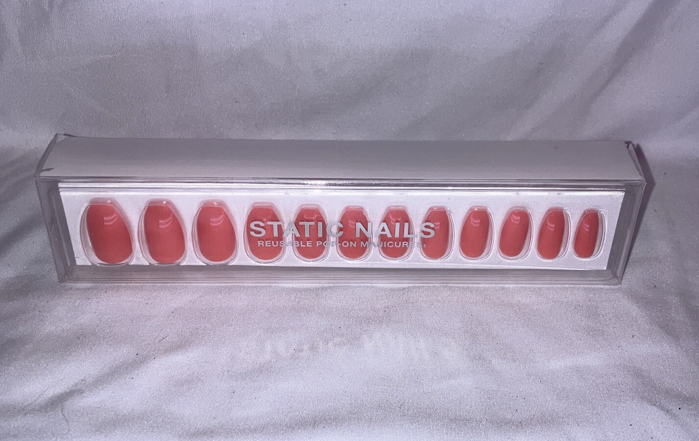 Static Nails Reusable Pop-On Manicure Set Glue-On Nails Sunset Somewhere Coffin