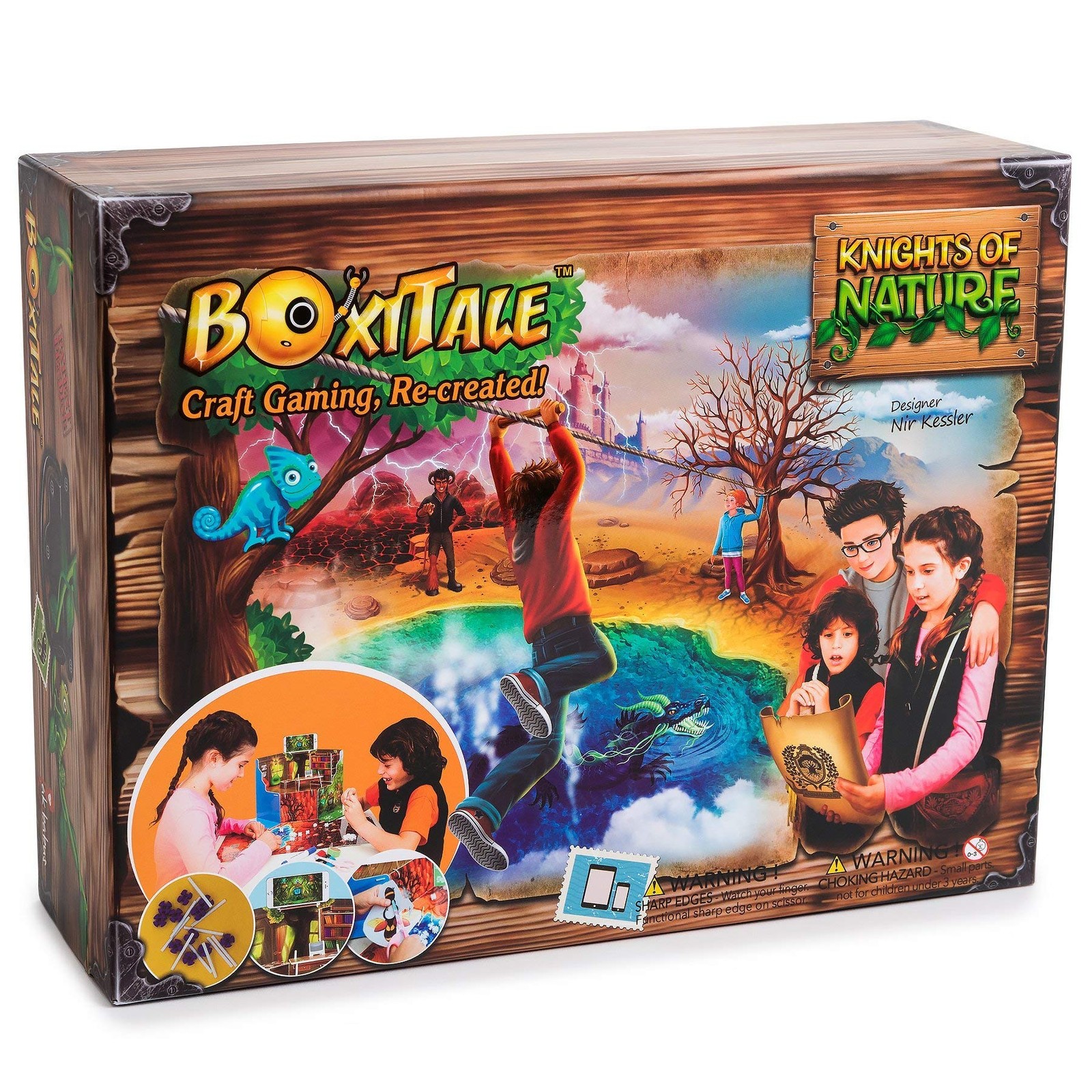 BoxiTale Interactive Craft Game with App – Knights of Nature Multicoloured