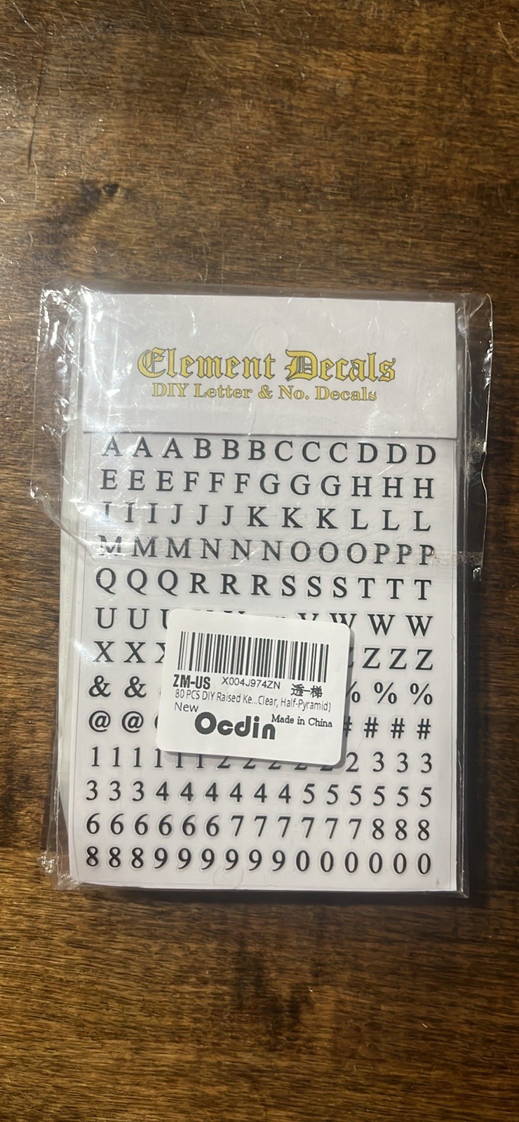 80 PCS Raised Keyboard Stickers with DIY Letter Decals for Nail-A